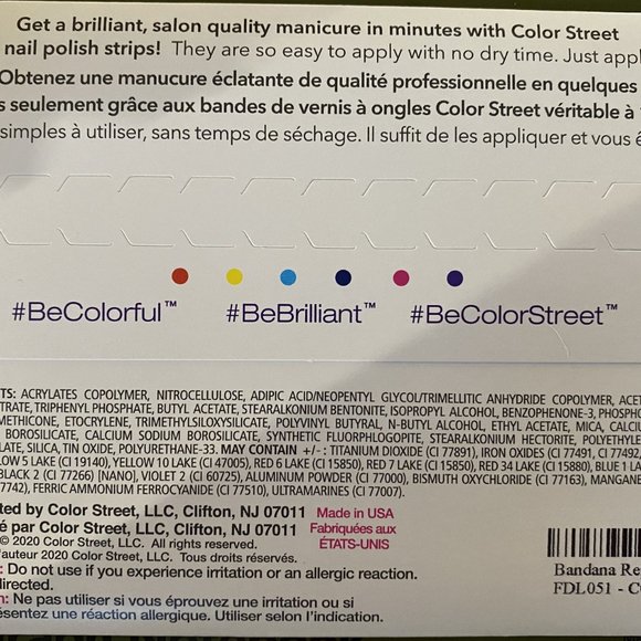 Color Street Nail Strips ~ Bandana Republic - Picture 2 of 6